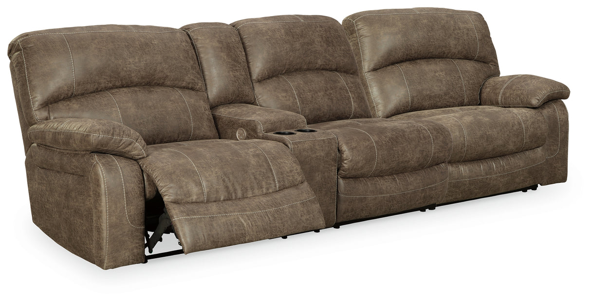 Furniture City - MS - Ashley Furniture - Segburg Sectional - 2-Piece Power Reclining Sectional Sofa / Driftwood - 34303S1
