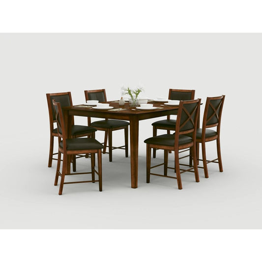 Verona - Counter Height Table - Brown