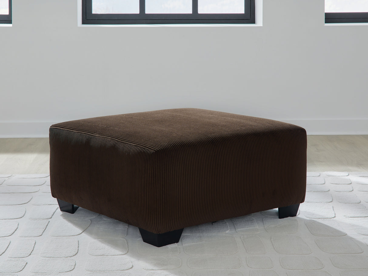 Furniture City - MS - Ashley Furniture - Kimlee Living Room - Oversized Accent Ottoman / Chocolate - PC3560308