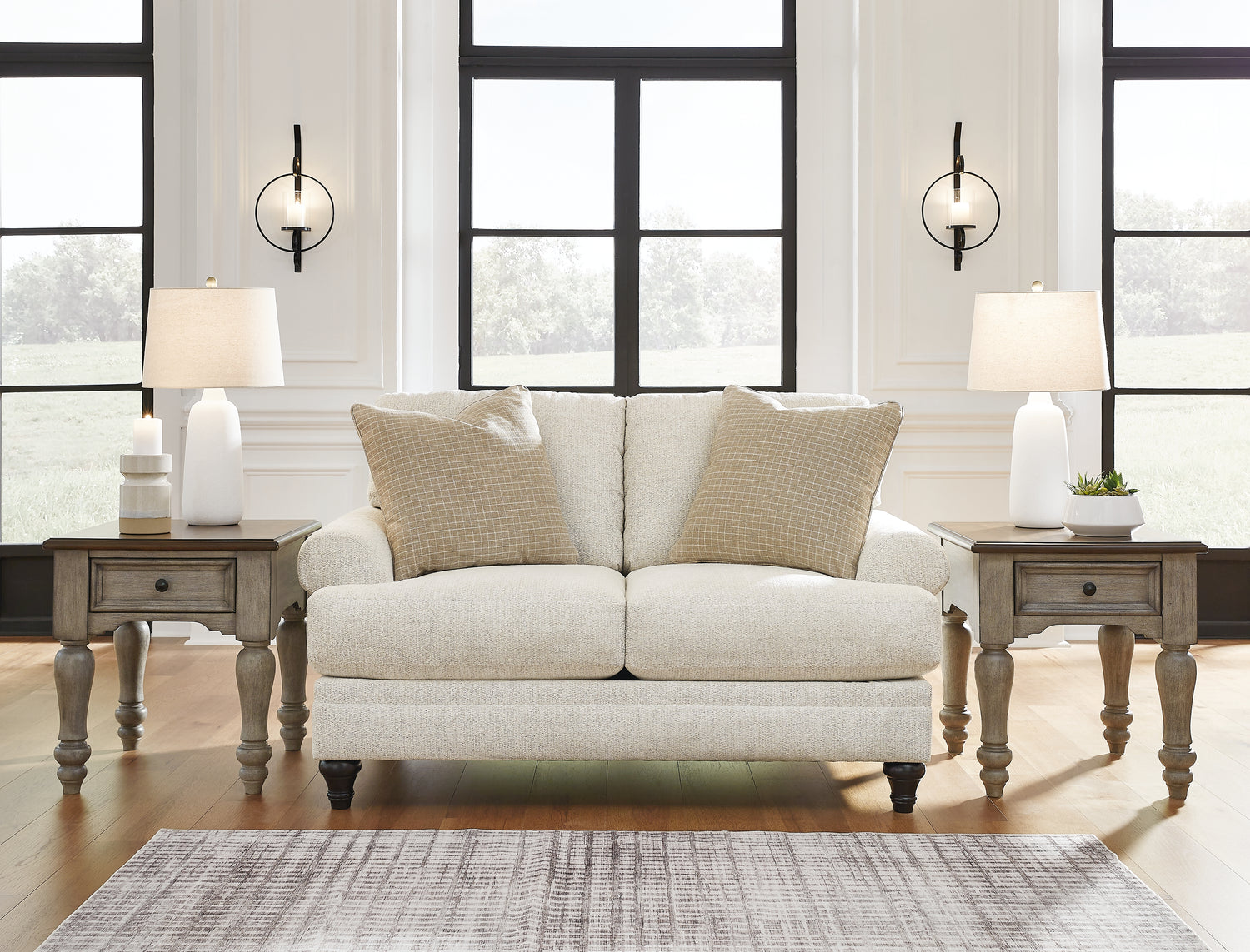 Furniture City - MS - Ashley Furniture - Valerani Living Room - Loveseat / Sandstone - 3570235