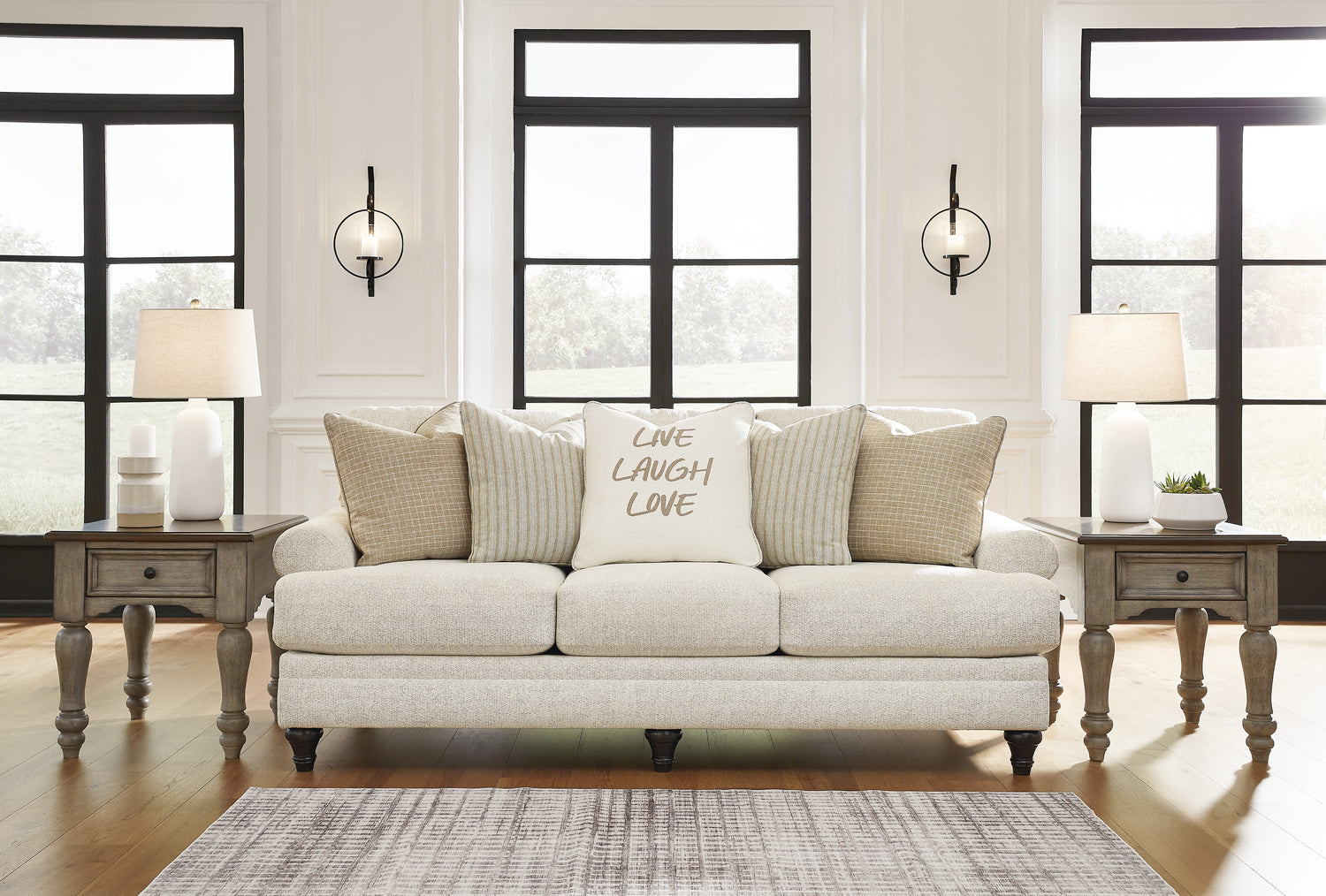 Furniture City - MS - Ashley Furniture - Valerani Living Room - Sofa / Sandstone - 3570238