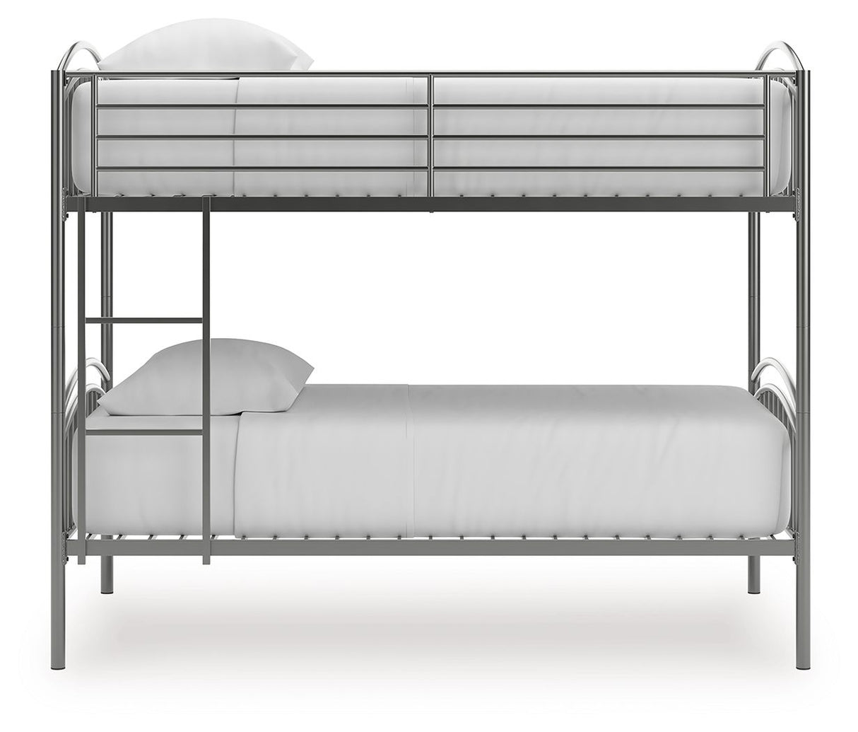 Lanceburg - Twin/Twin Bunk Bed With Ladder - Gray