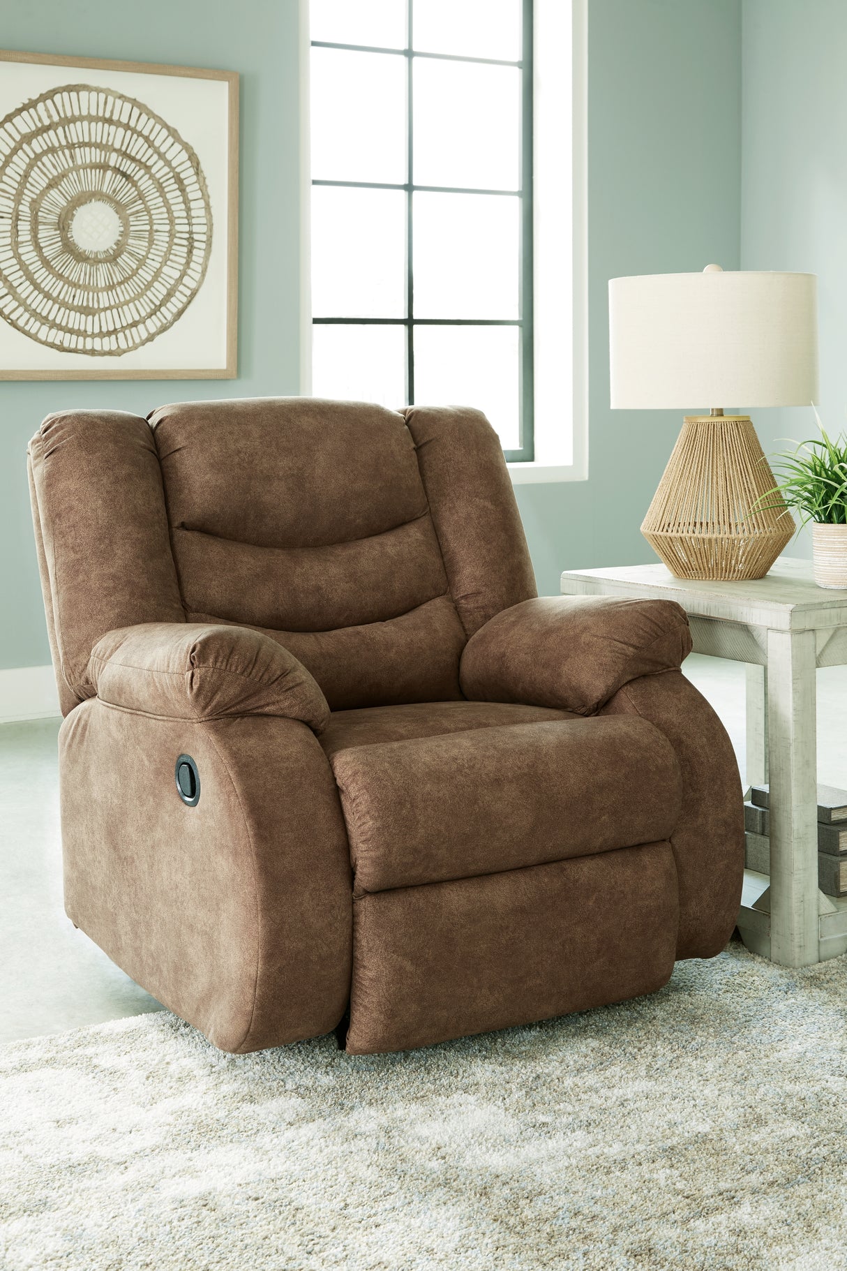 Furniture City - MS - Ashley Furniture - Partymate Living Room - Rocker Recliner / Brindle - 3690225