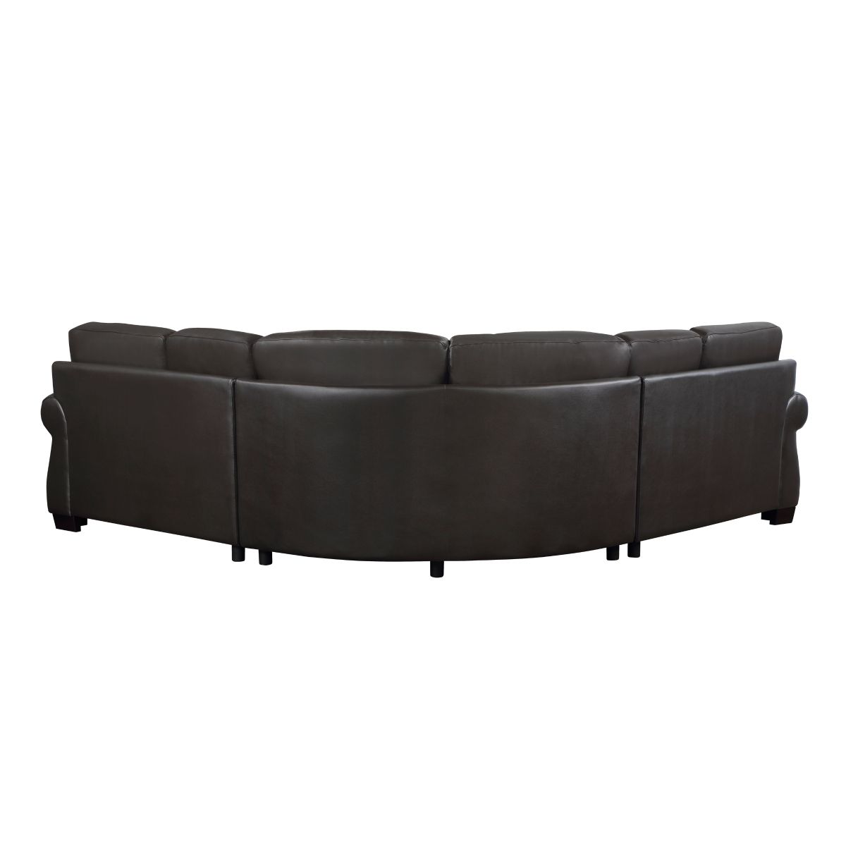 Wareham - 3 Piece Sectional - Dark Brown