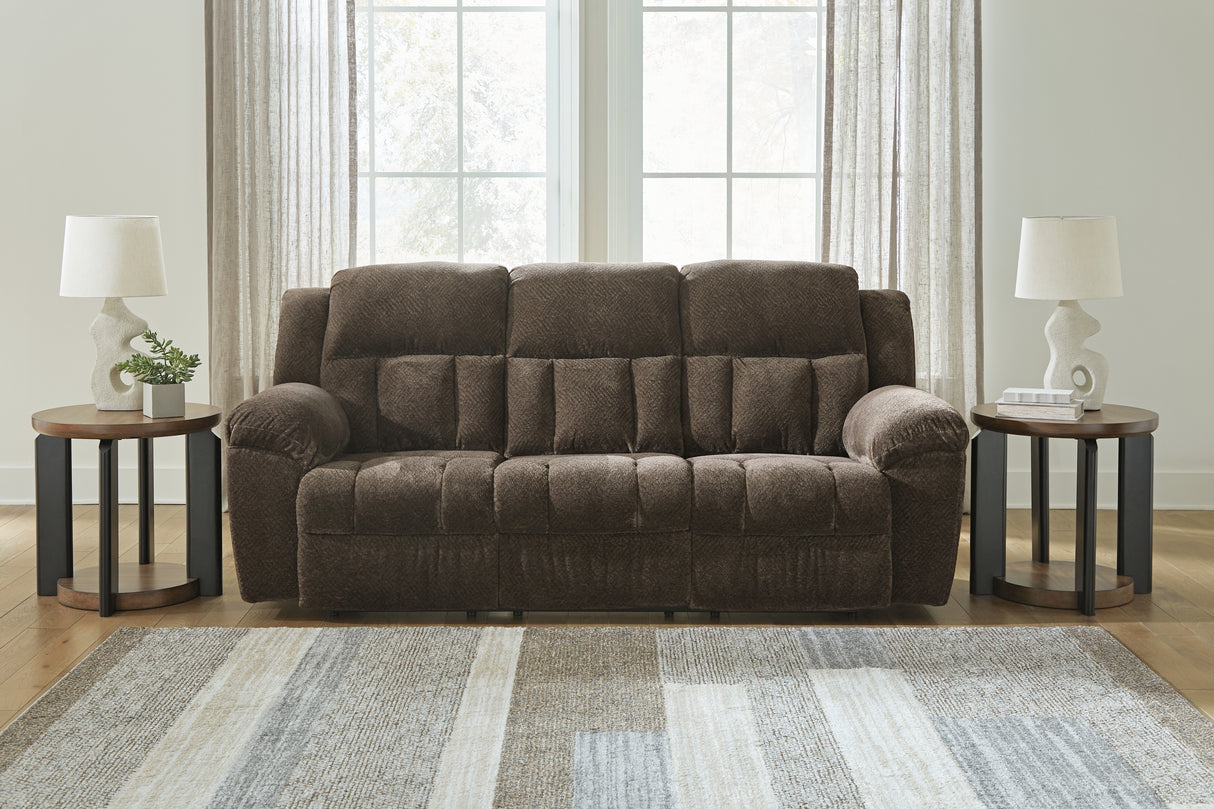 Furniture City - MS - Ashley Furniture - Frohn Living Room - Reclining Sofa / Snow - 3740588
