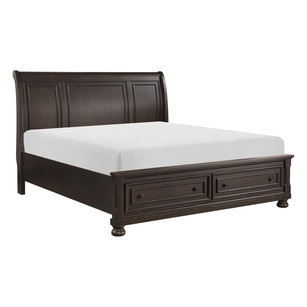 Begonia - Platform Bed With Footboard Storage