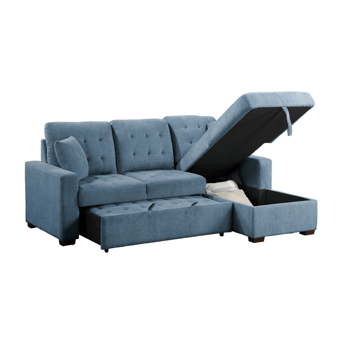 Waitsfield - Sectional With Chaise, Pull-Out Bed And Hidden Storage