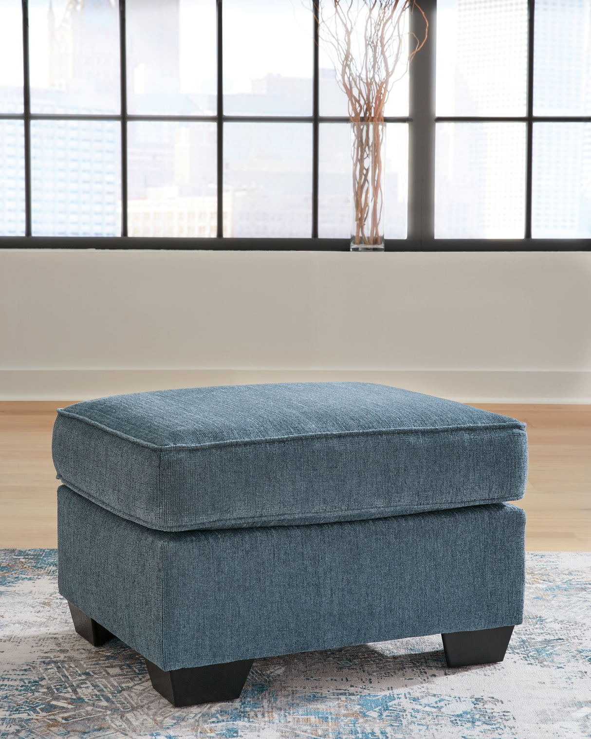 Furniture City - MS - Ashley Furniture - Cashton Living Room - Ottoman / Blue - 4060514