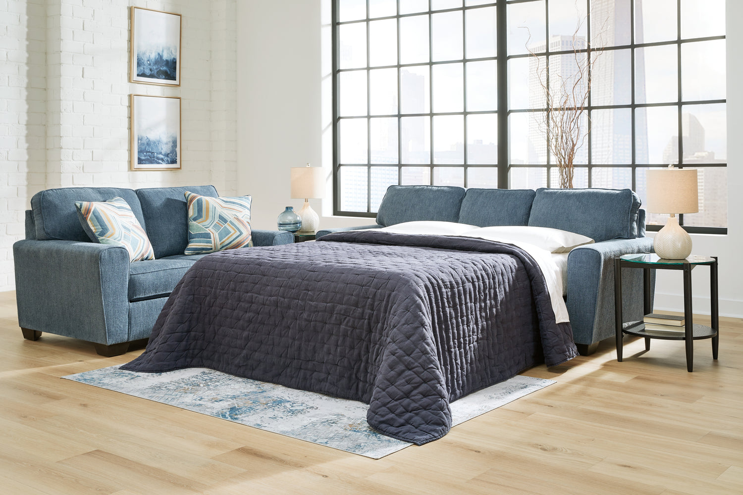 Furniture City - MS - Ashley Furniture - Cashton Living Room - Sofa / Ice - 4060638