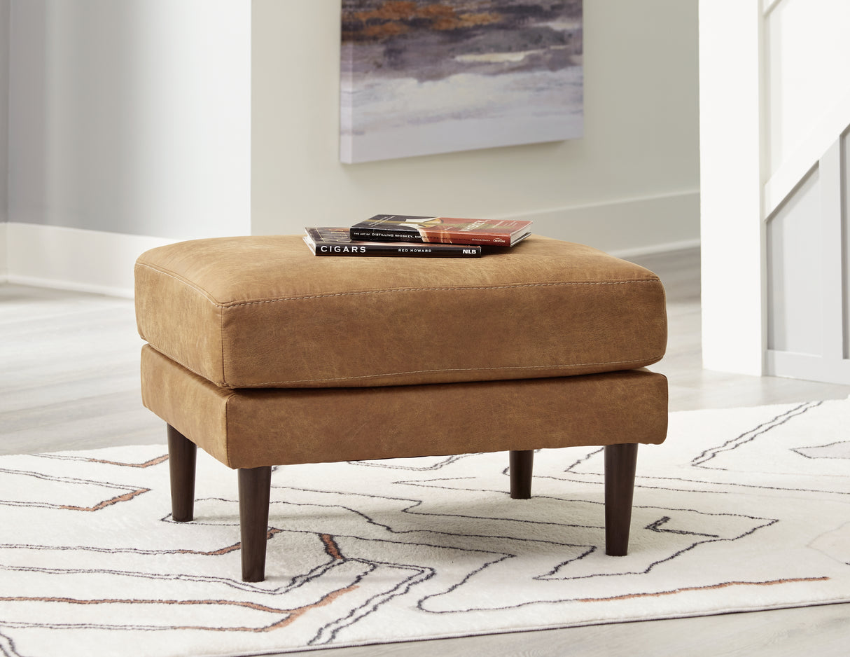 Furniture City - MS - Ashley Furniture - Telora Living Room - Ottoman / Caramel - 4100214