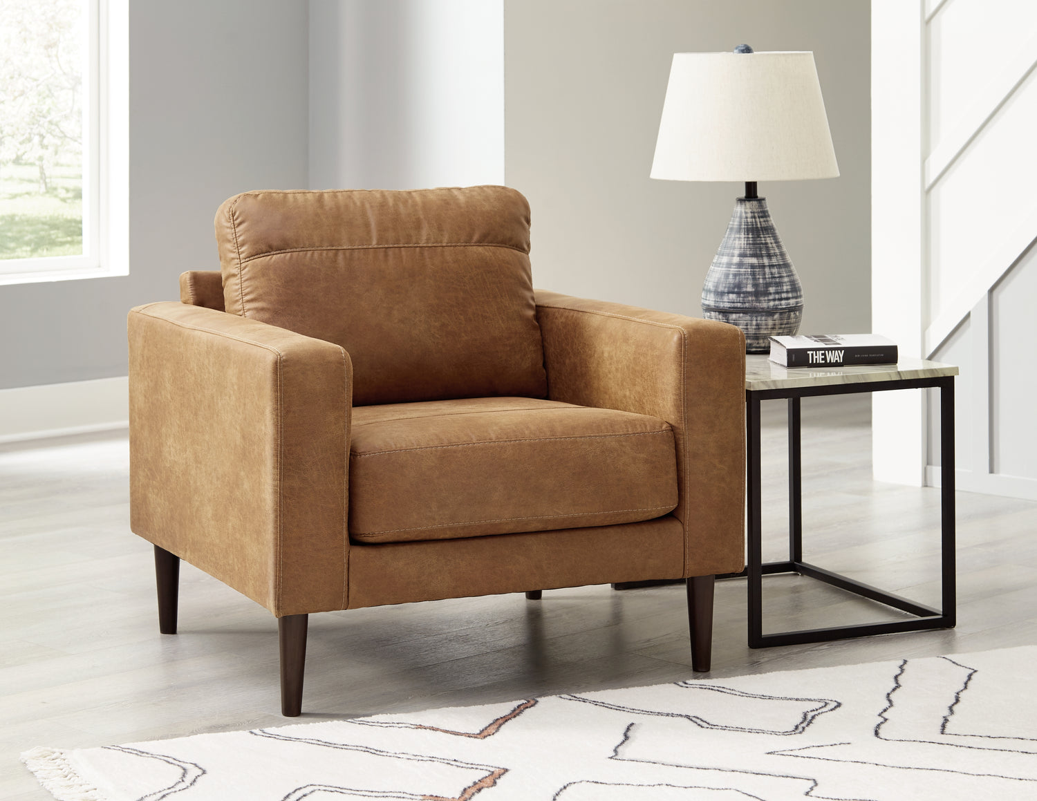 Furniture City - MS - Ashley Furniture - Telora Living Room - Chair / Caramel - 4100220