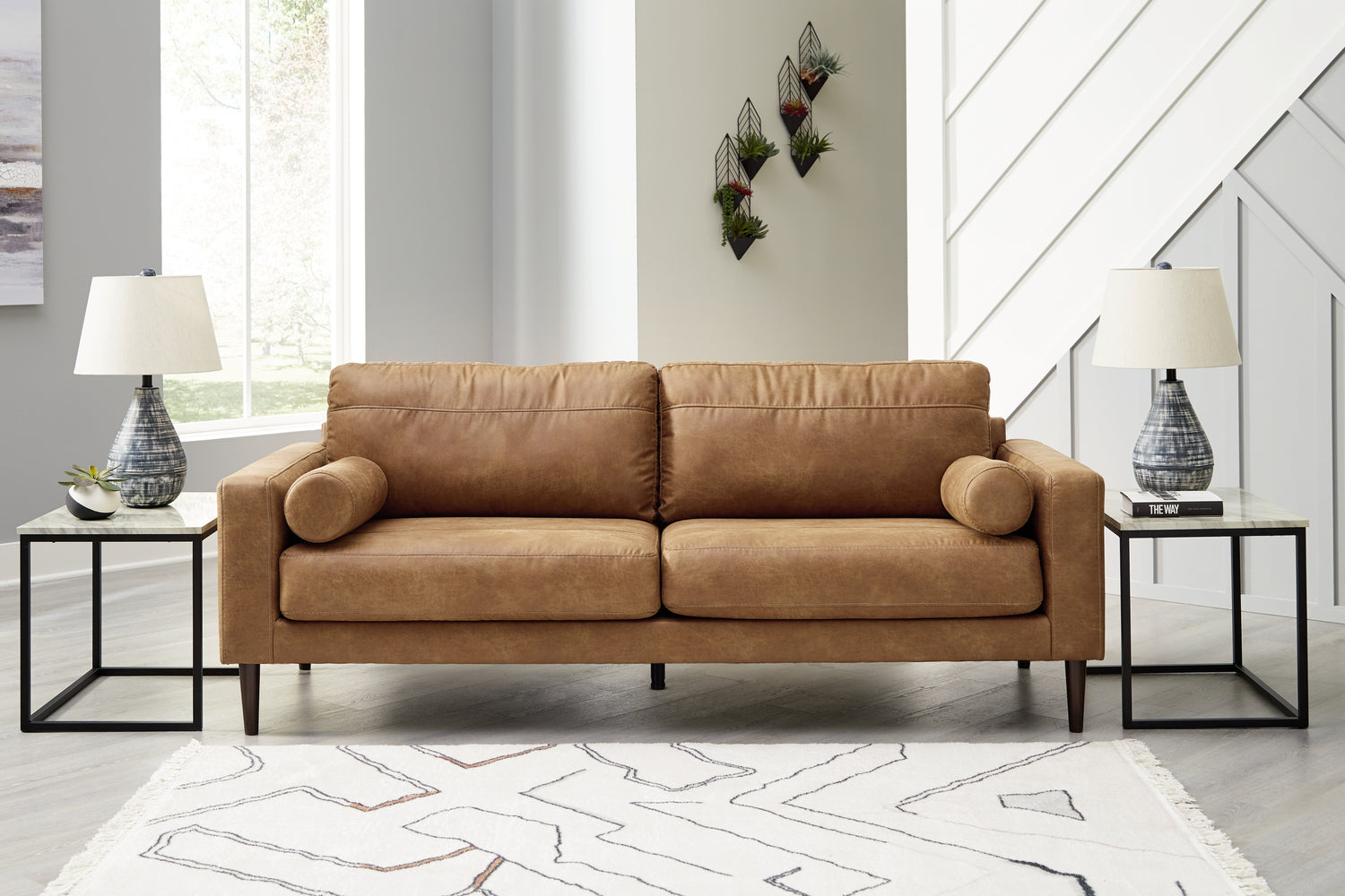 Furniture City - MS - Ashley Furniture - Telora Living Room - Sofa / Caramel - 4100238