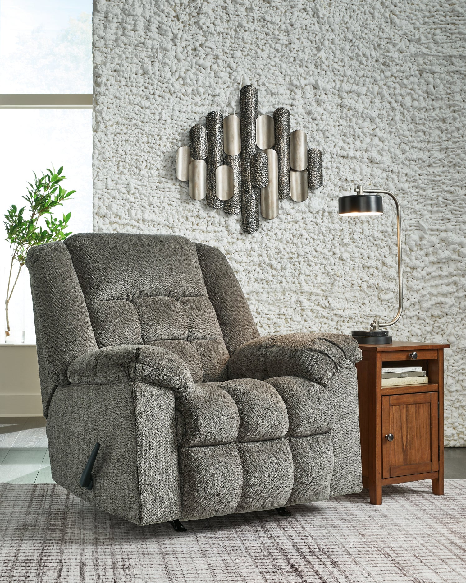 Furniture City - MS - Ashley Furniture - Kegler Living Room - Rocker Recliner / Putty - 4450425