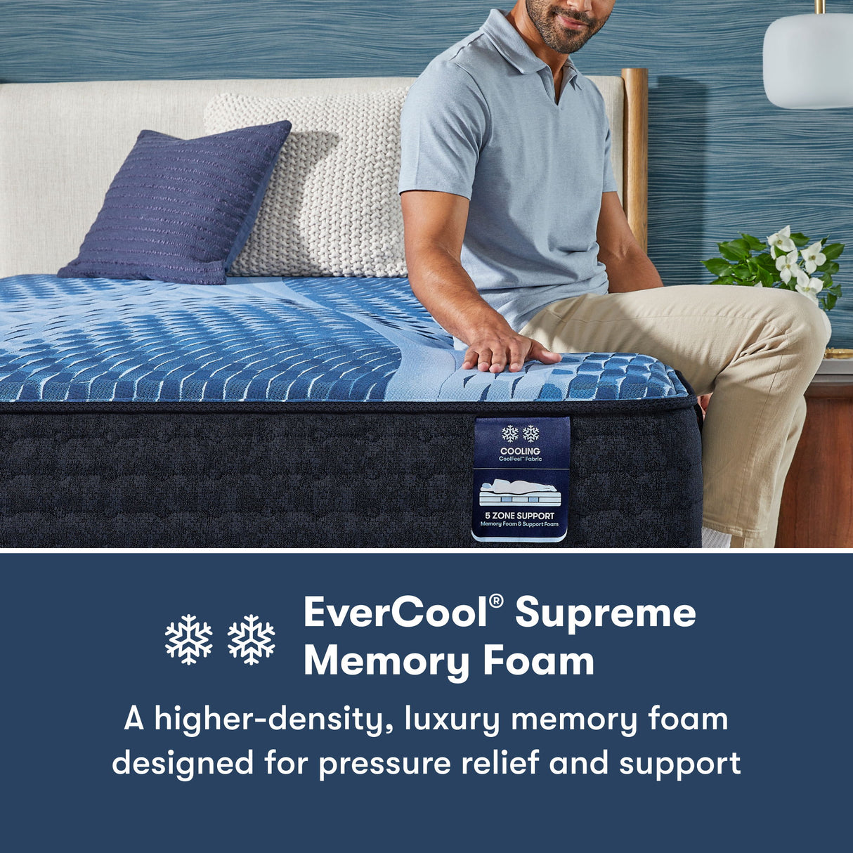 iComfort - 14" Aspire Memory Foam Plush Mattress
