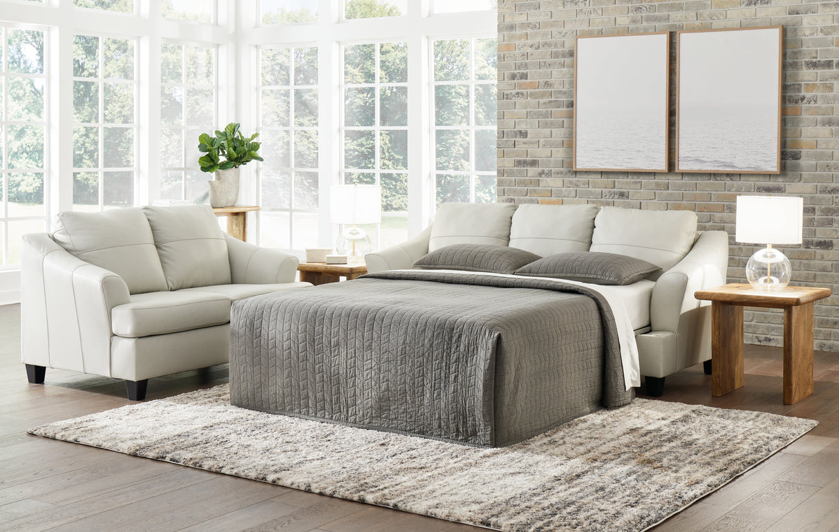 Furniture City - MS - Ashley Furniture - Genoa Living Room - Queen Sofa Sleeper / Coconut - 4770439