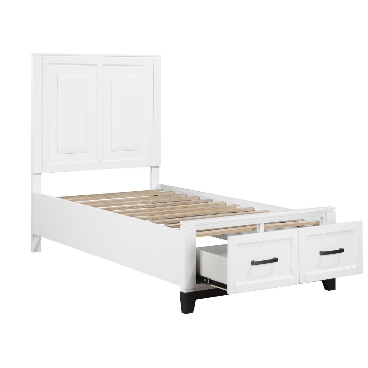 Garretson - Platform Bed With Footboard Storage