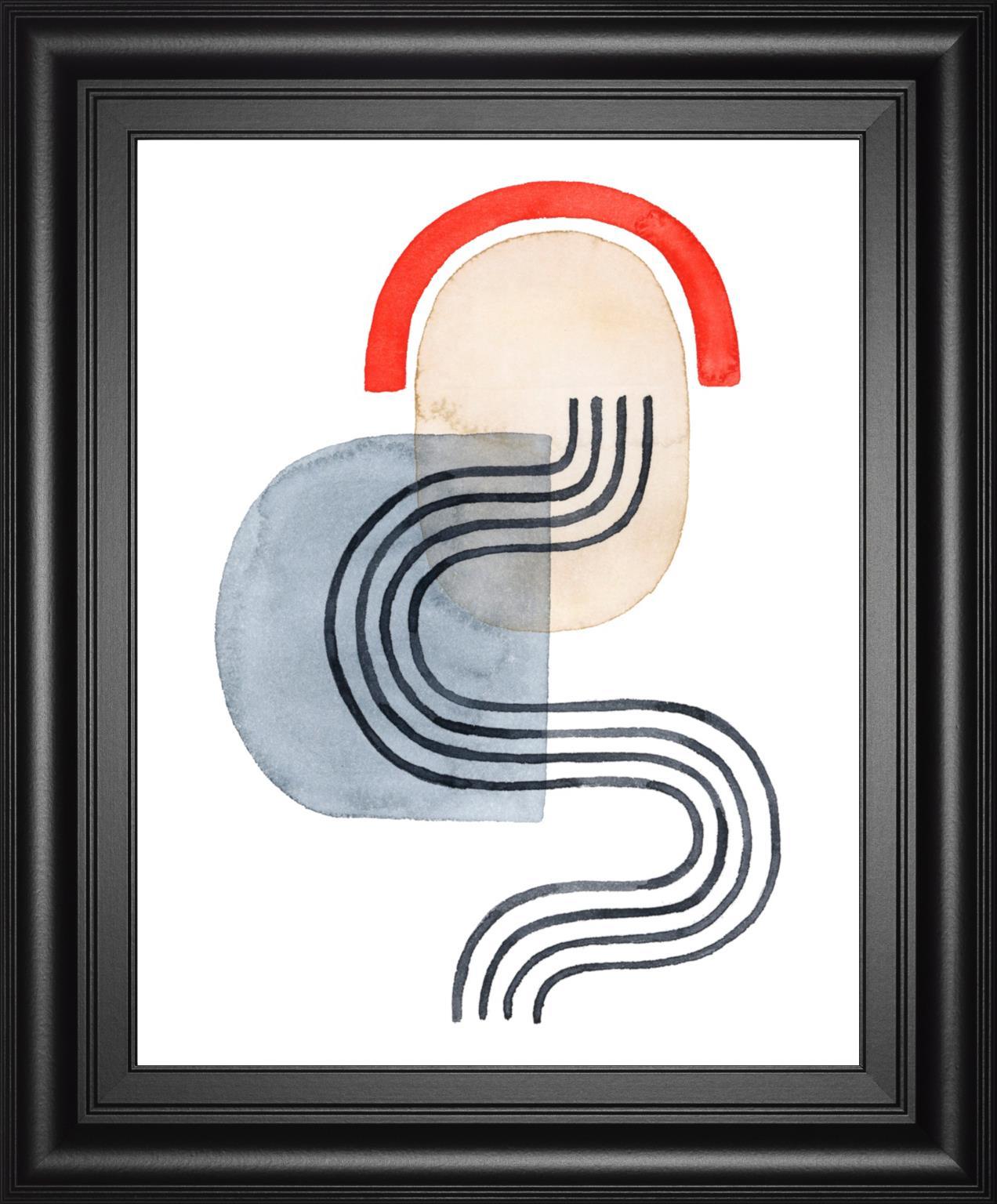 22x26 Deco Sunrise IV By Grace Popp - White