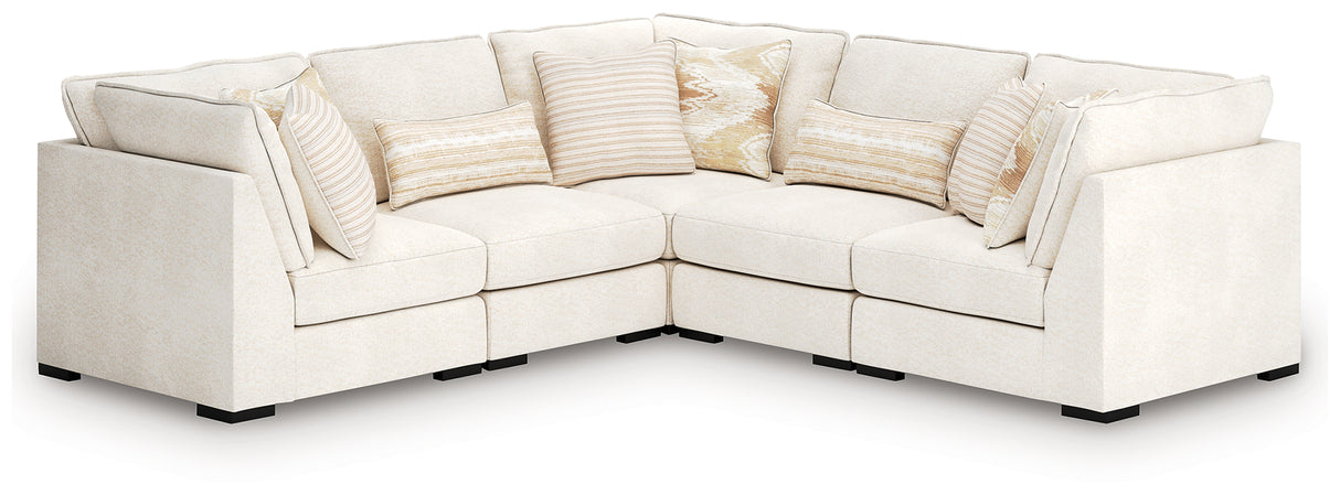 Furniture City - MS - Ashley Furniture - Donelson Creek Sectional - 5-Piece Sectional / Vanilla - 48002S1