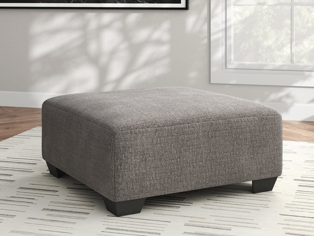 Furniture City - MS - Ashley Furniture - Newellen Living Room - Oversized Accent Ottoman / Greystone - 4840508
