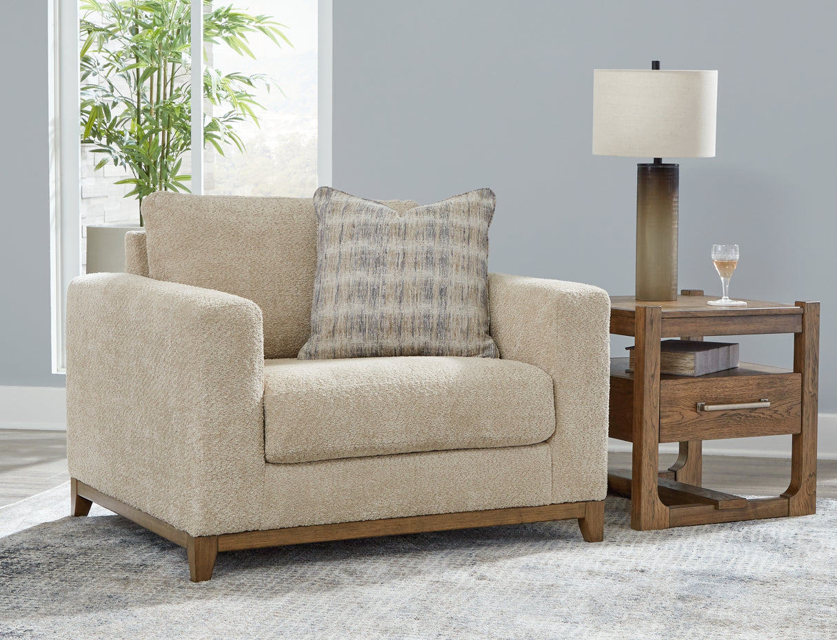 Furniture City - MS - Ashley Furniture - Parklynn Living Room - Chair and a Half / Desert - 4890223