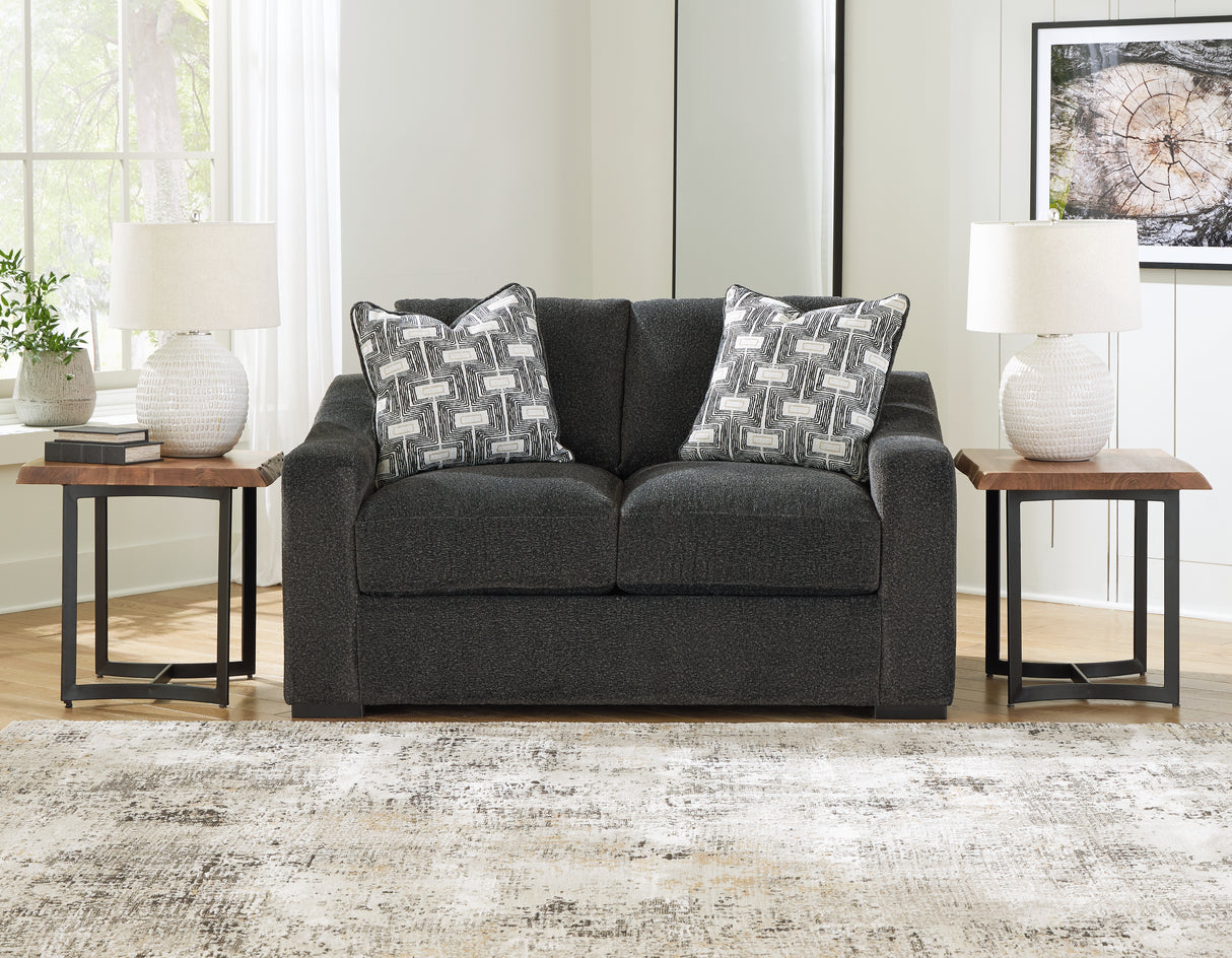 Furniture City - MS - Ashley Furniture - Wryenlynn Living Room - Loveseat / Onyx - 4940535