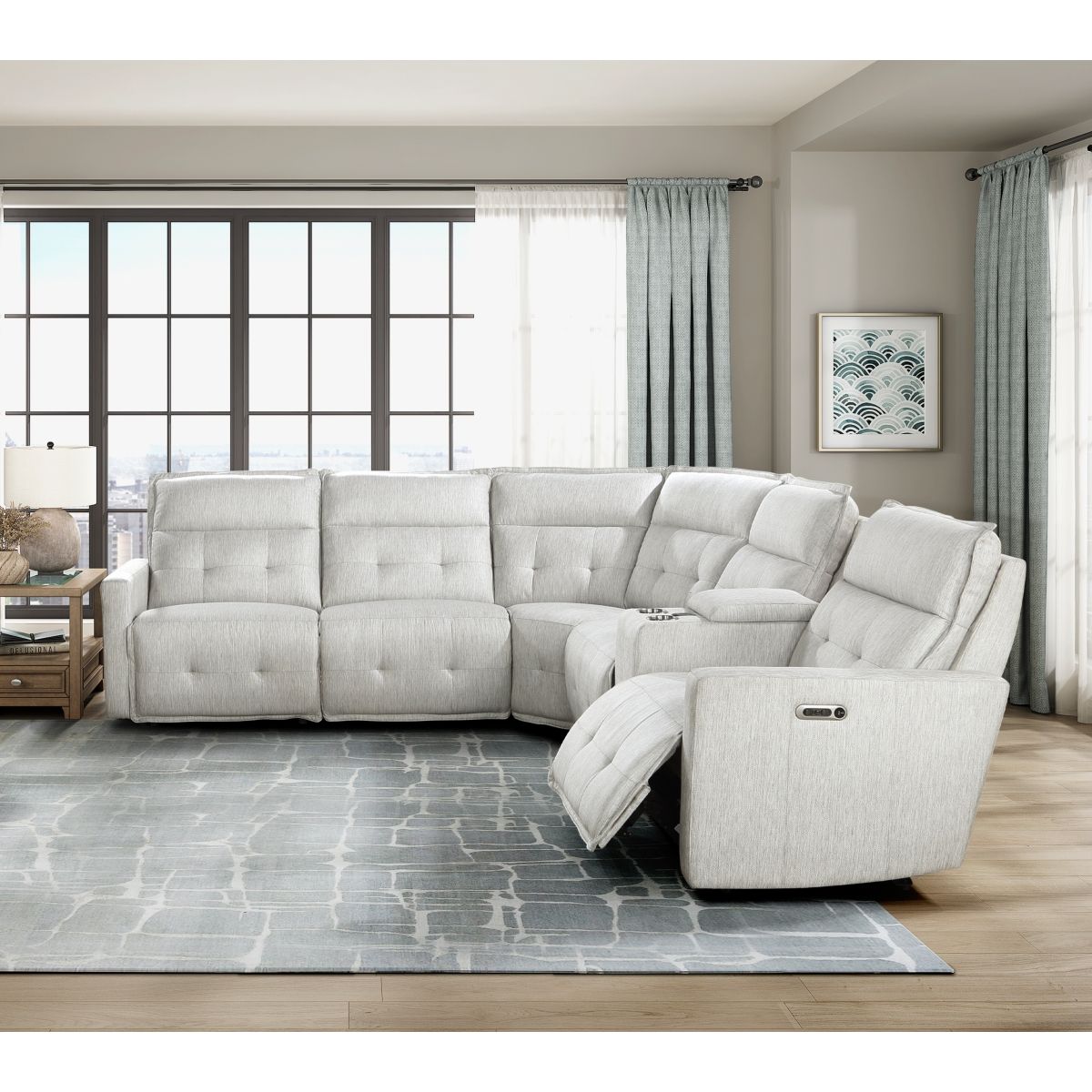 Salida - Modular Power Reclining Sectional With Power Headrests
