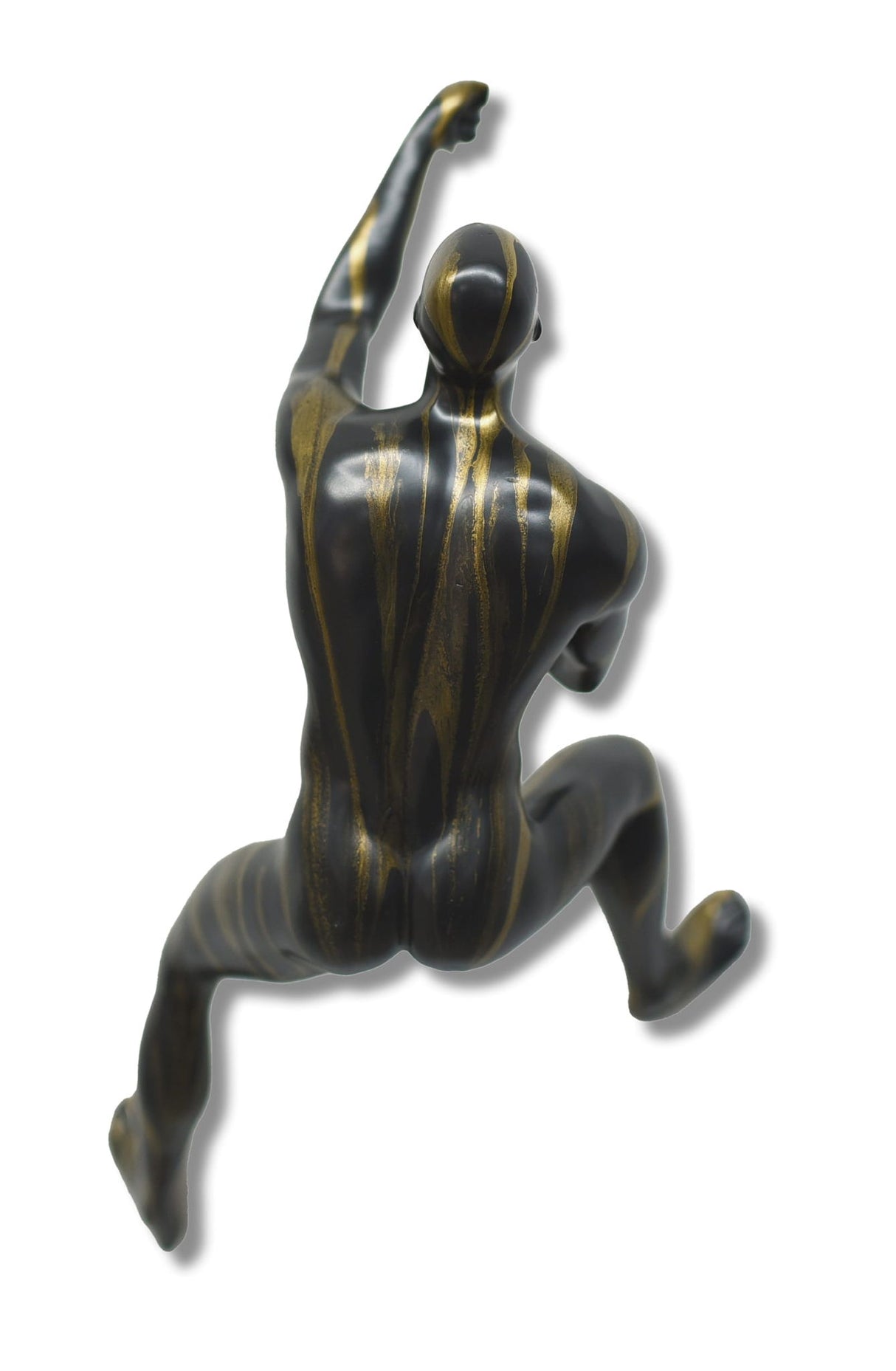 Midnight Stride - 6" x 11" Sculpture - Black