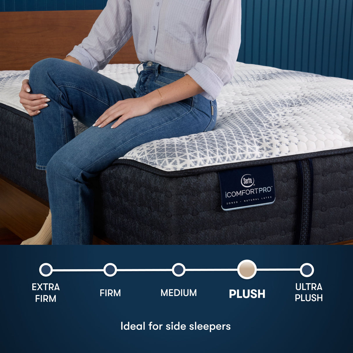 iComfortPro - 15" Canterbury Latex Foam Plush Mattress