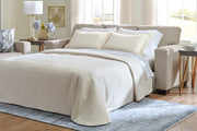 Furniture City - MS - Ashley Furniture - Deltona Living Room - Queen Sofa Sleeper / Parchment - 5120439
