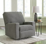 Furniture City - MS - Ashley Furniture - Deltona Living Room - Rocker Recliner / Graphite - 5120525