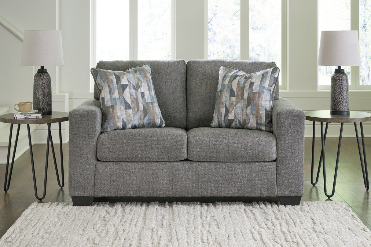 Furniture City - MS - Ashley Furniture - Deltona Living Room - Loveseat / Graphite - 5120535
