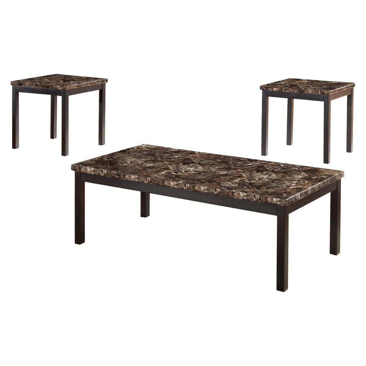 Tempe - 3 Piece Occasional Set - Brown