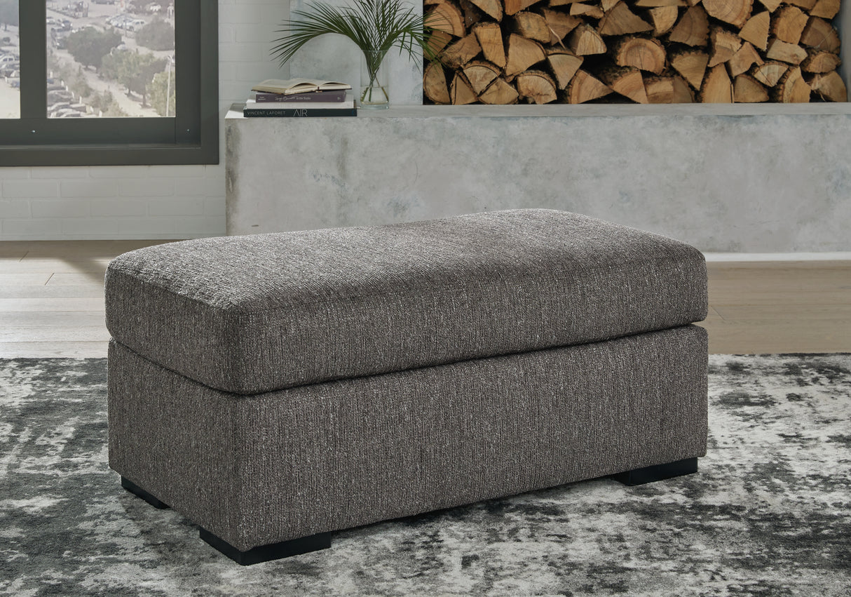 Furniture City - MS - Ashley Furniture - Gardiner Living Room - Ottoman / Pewter - 5240414