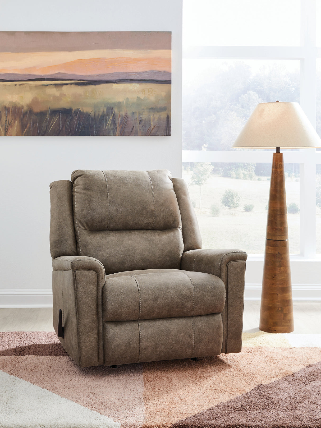 Furniture City - MS - Ashley Furniture - Lixtowel Living Room - Rocker Recliner / Fog - PC5300525
