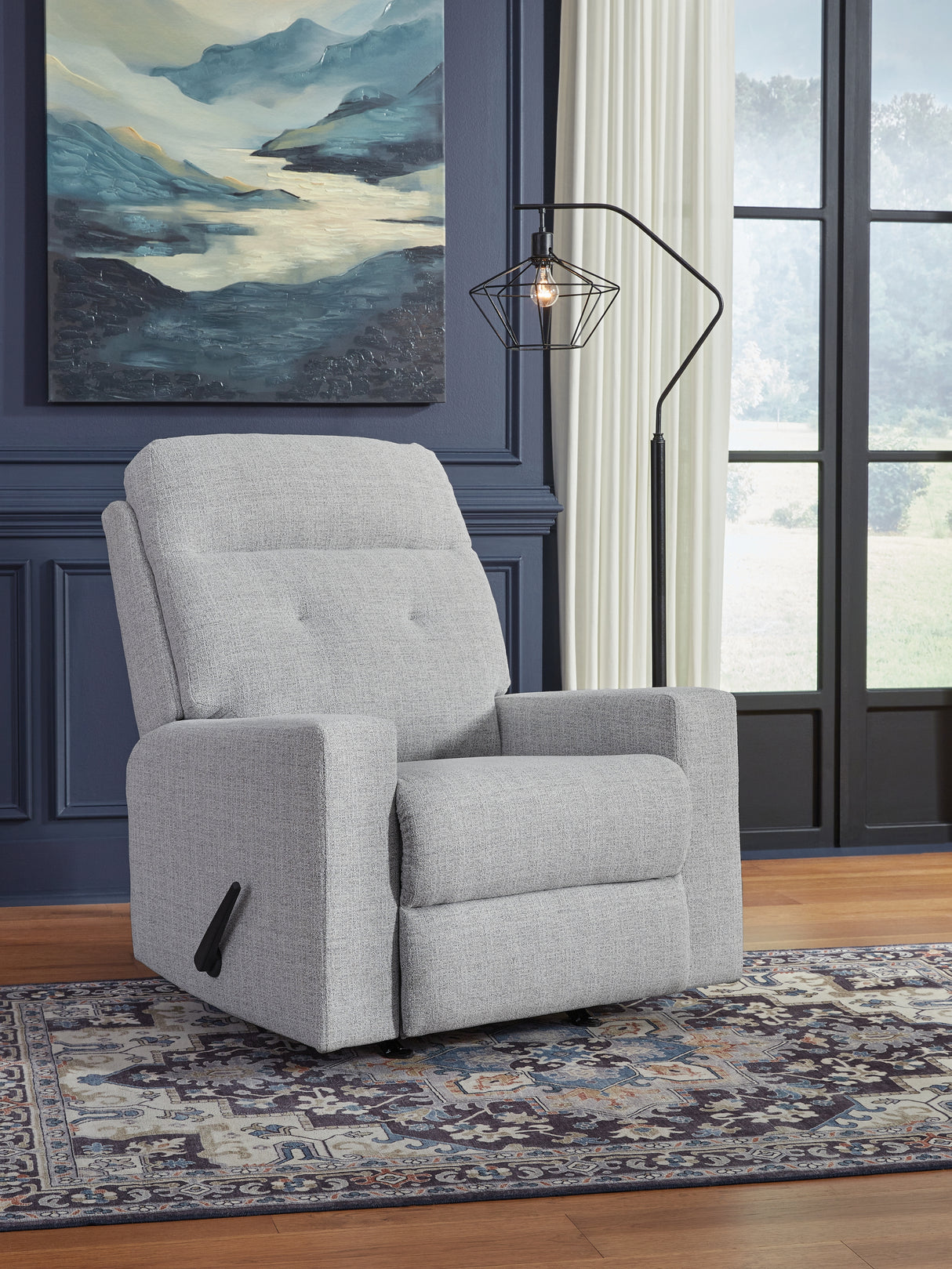 Furniture City - MS - Ashley Furniture - Skillins Living Room - Rocker Recliner / Stone - PC5320425