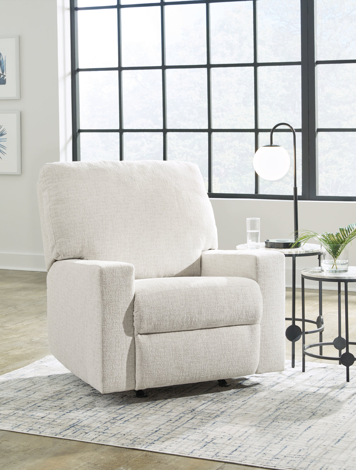 Furniture City - MS - Ashley Furniture - Rannis Living Room - Rocker Recliner / Snow - 5360325