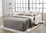 Furniture City - MS - Ashley Furniture - Rannis Living Room - Queen Sofa Sleeper / Snow - 5360339