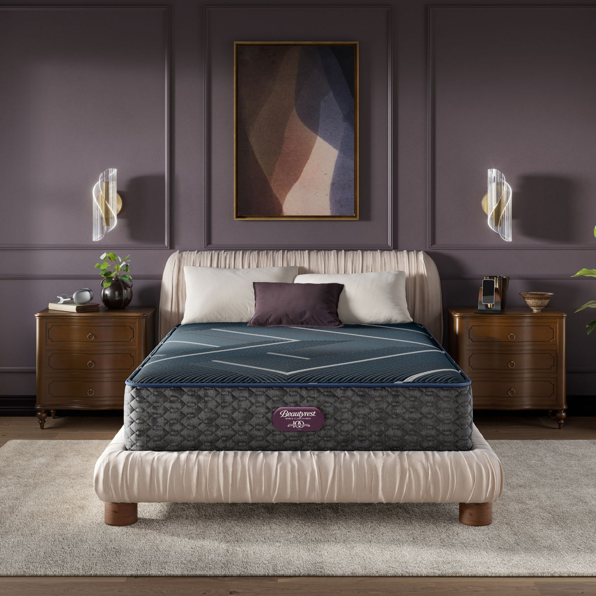 Beautyrest World Class - Level Four Hybrid Plush Mattress