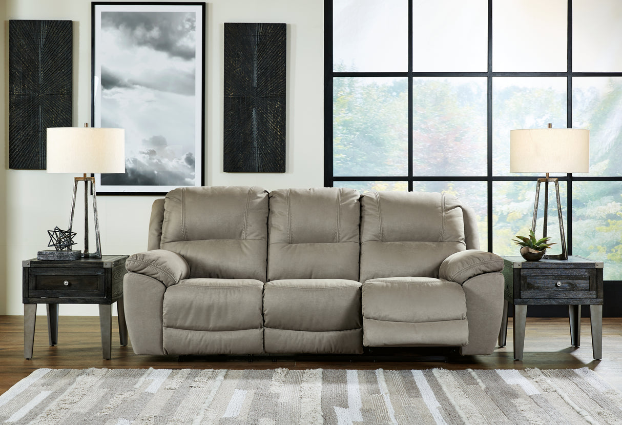 Furniture City - MS - Ashley Furniture - Next-Gen Gaucho Living Room - Reclining Sofa / Putty - 5420388