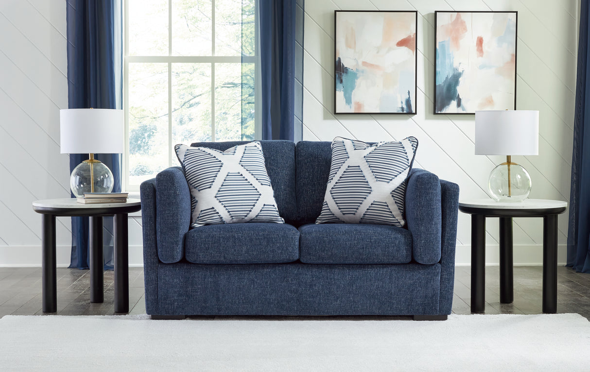 Furniture City - MS - Ashley Furniture - Evansley Living Room - Loveseat / Navy - 5450235