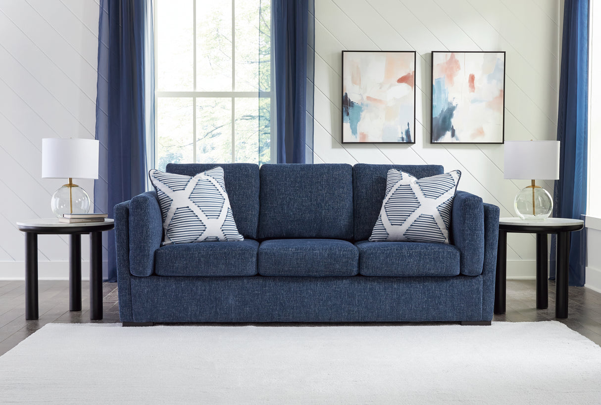Furniture City - MS - Ashley Furniture - Evansley Living Room - Sofa / Navy - 5450238