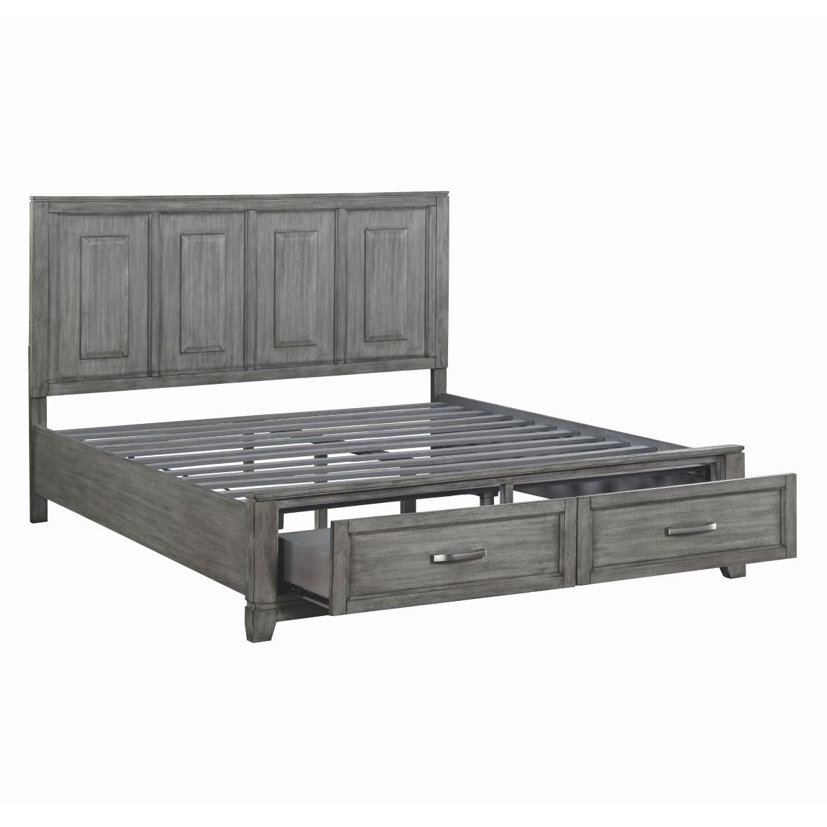 Garretson - Platform Bed With Footboard Storage