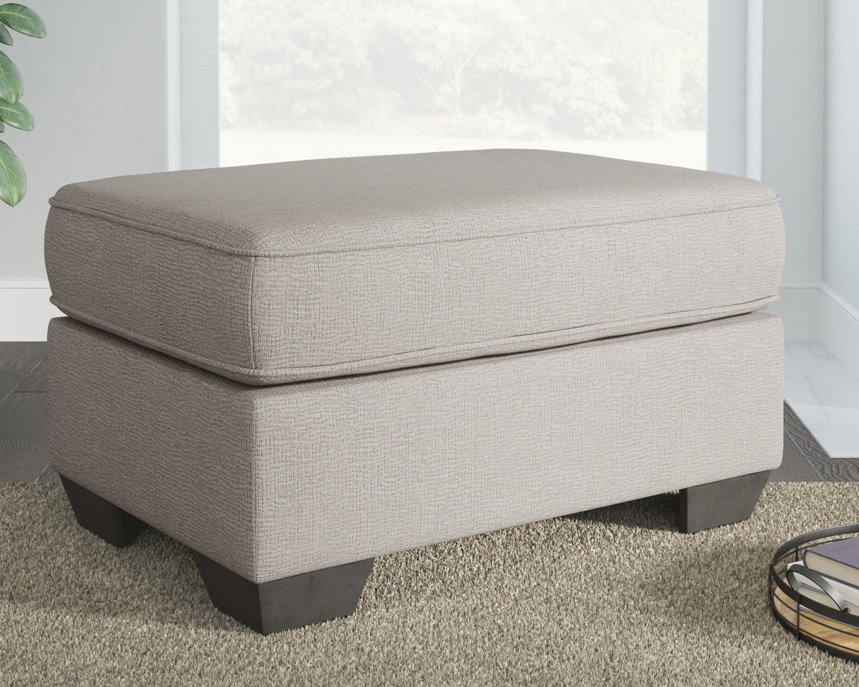 Furniture City - MS - Ashley Furniture - Greaves Living Room - Ottoman / Stone - 5510414