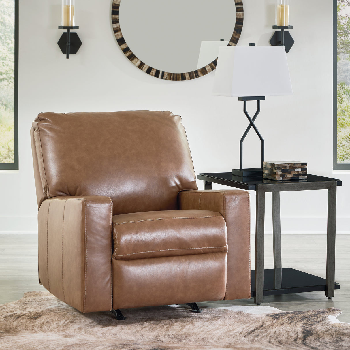 Furniture City - MS - Ashley Furniture - Bolsena Living Room - Loveseat / Caramel - 5560335
