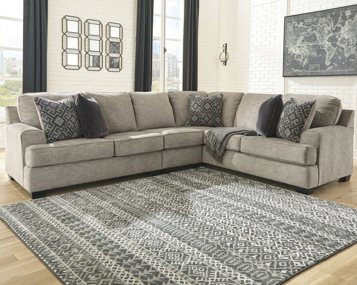 Furniture City - MS - Ashley Furniture - Bovarian Sectional - RAF 4-Piece Sectional / Stone - 56103S5