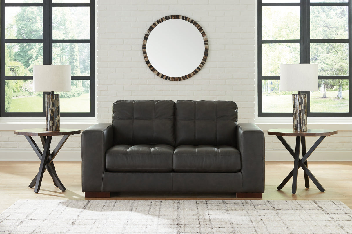Furniture City - MS - Ashley Furniture - Luigi Living Room - Ottoman / Thunder - 5650614