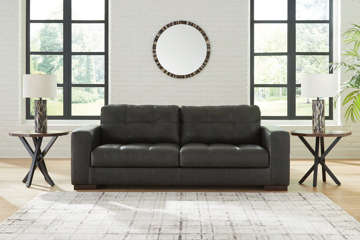 Furniture City - MS - Ashley Furniture - Luigi Living Room - Sofa / Thunder - 5650638