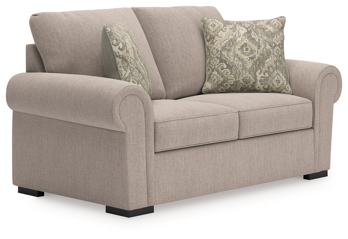 Furniture City - MS - Ashley Furniture - Sararose Living Room - Sofa / Heather - 5710238