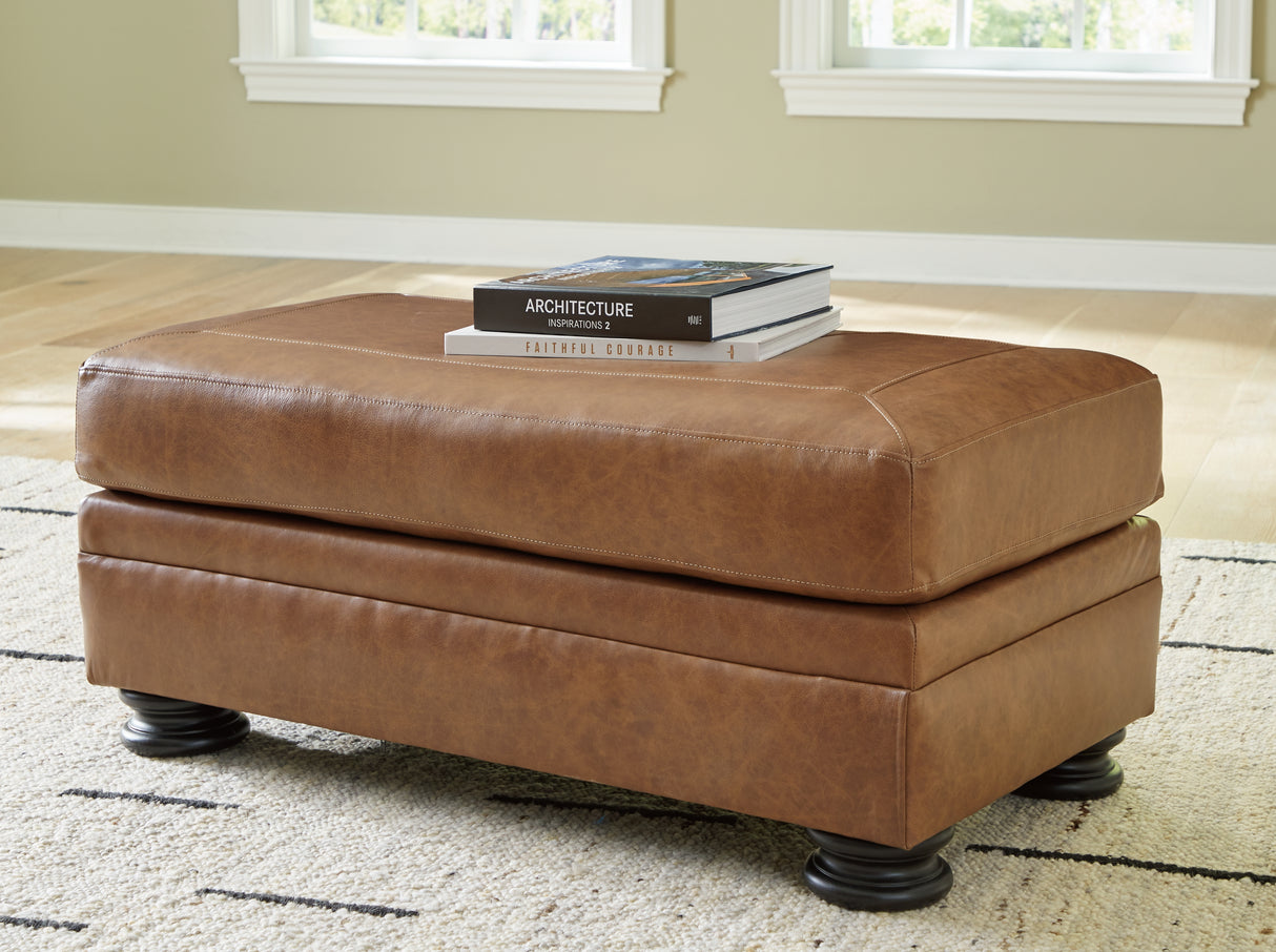Furniture City - MS - Ashley Furniture - Carianna Living Room - Ottoman / Caramel - 5760414