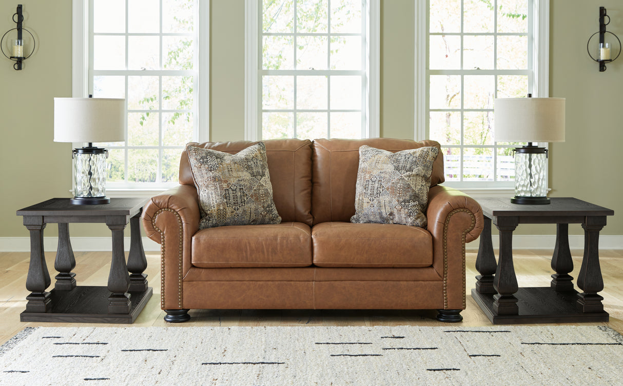 Furniture City - MS - Ashley Furniture - Carianna Living Room - Loveseat / Caramel - 5760435